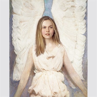 Custom Masterpiece Angel by Abbott Handerson Thayer from Photo,by myDaVinci - myDaVinci